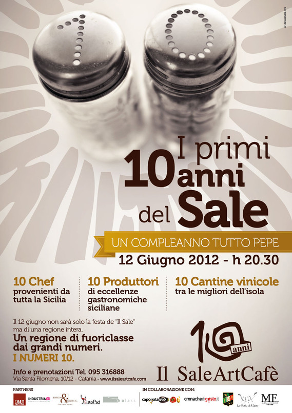 Cultura. Grande festa per i 10 anni de il Sale Art Cafè di Catania